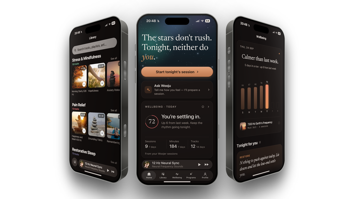Woojer Wellness app