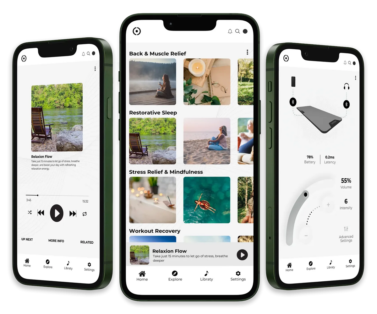Zone — Woojer MAT content app on mobile