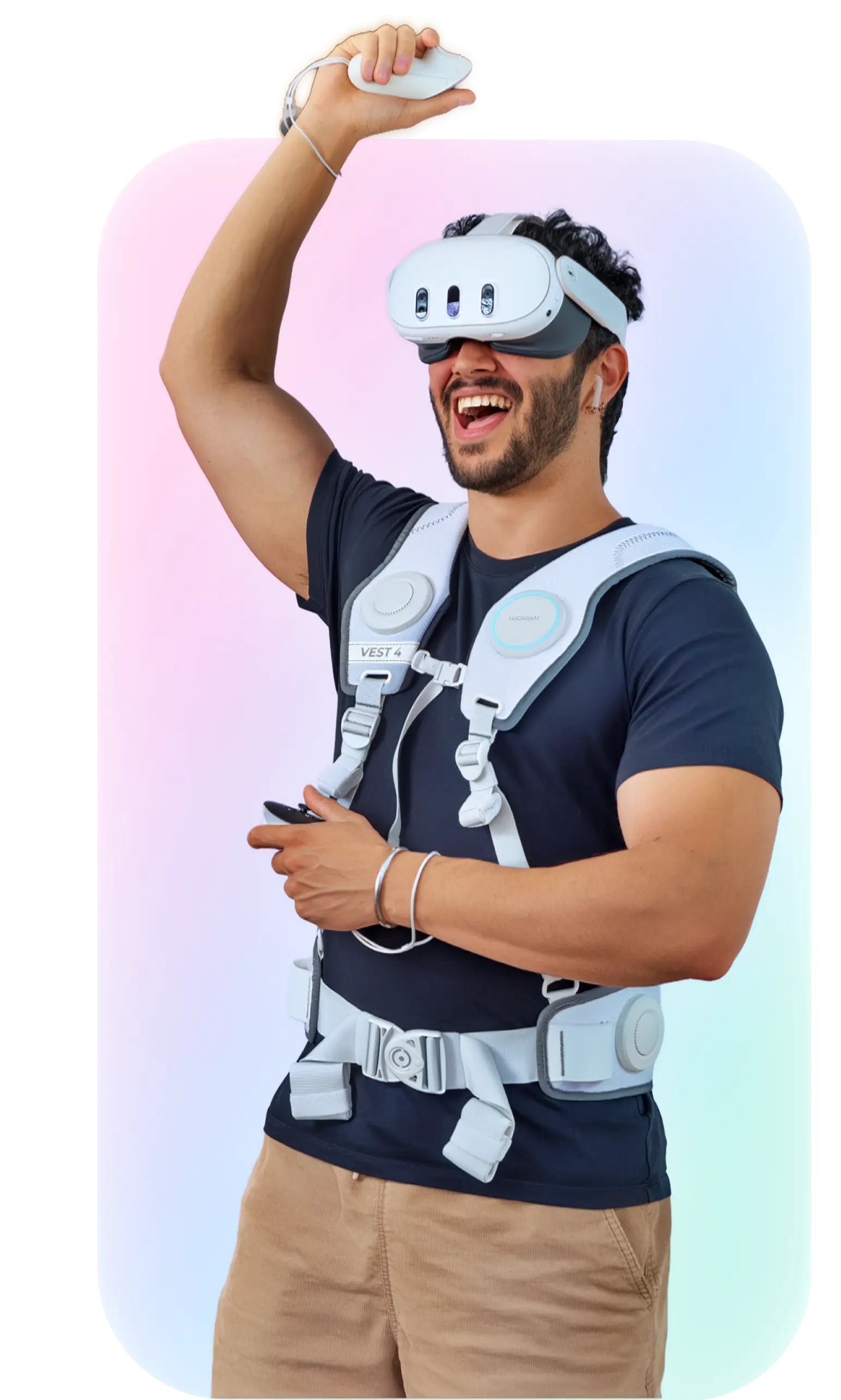 Woojer Vest 4 — Haptic Gaming Vest with 360° Body Coverage Woojer Vest 4 — Haptic Gaming Vest with 360° Body Coverage