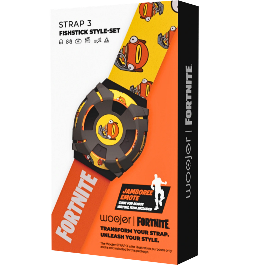 Woojer Fortnite Strap 3 Ring, Armor & Belt Style-set – Fishstick Edition.