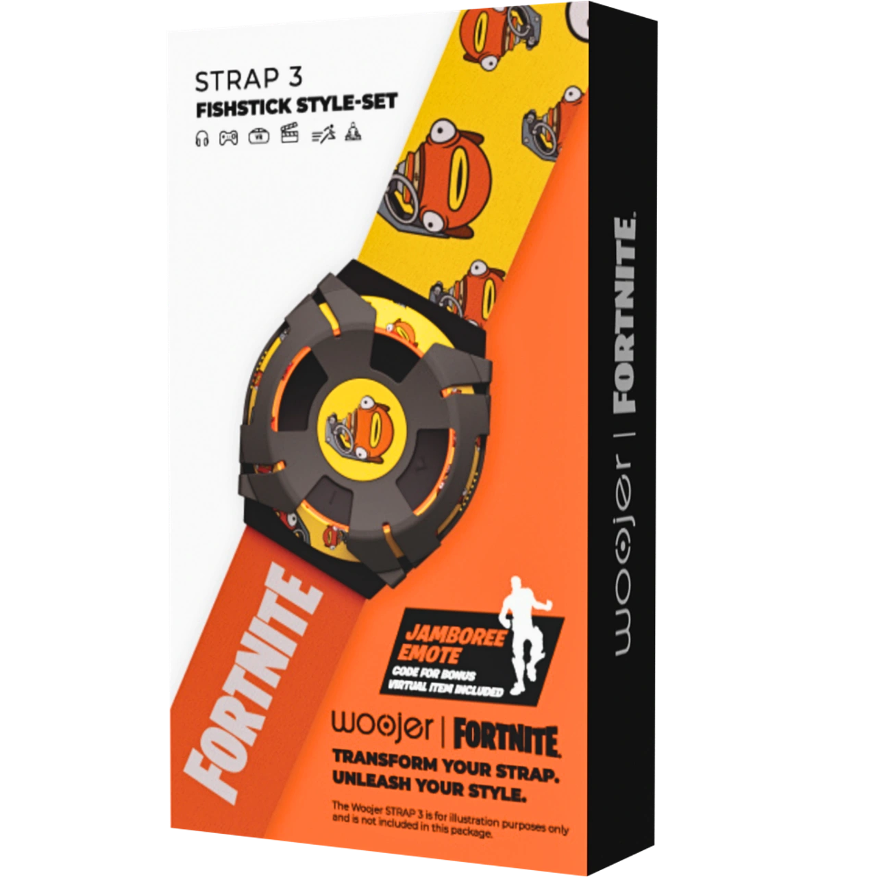 Woojer Fortnite Strap 3 Ring, Armor & Belt Style-set – Fishstick Edition.