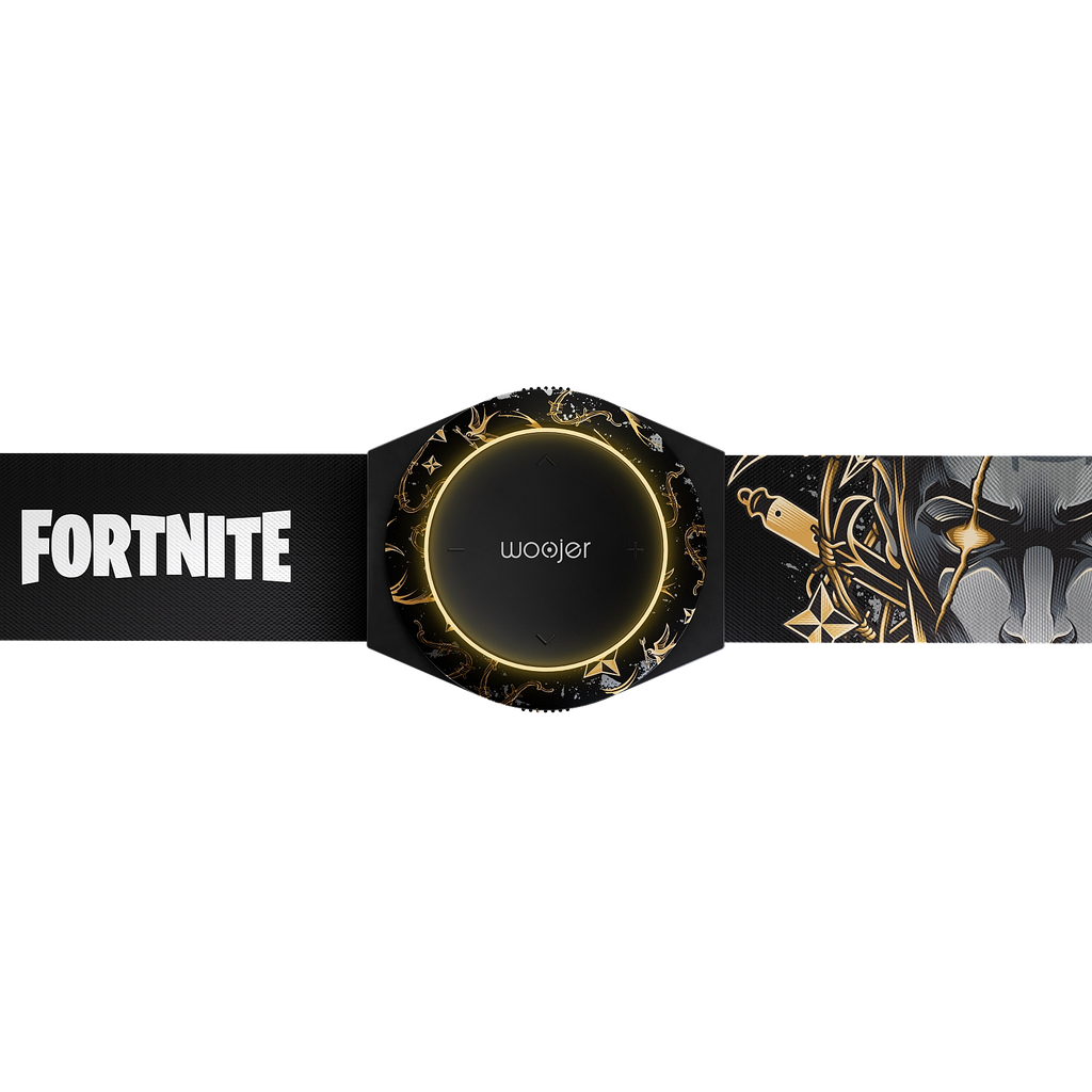 Woojer Fortnite Strap 3 Ring, Armor & Belt Style-set - Midas Edition.