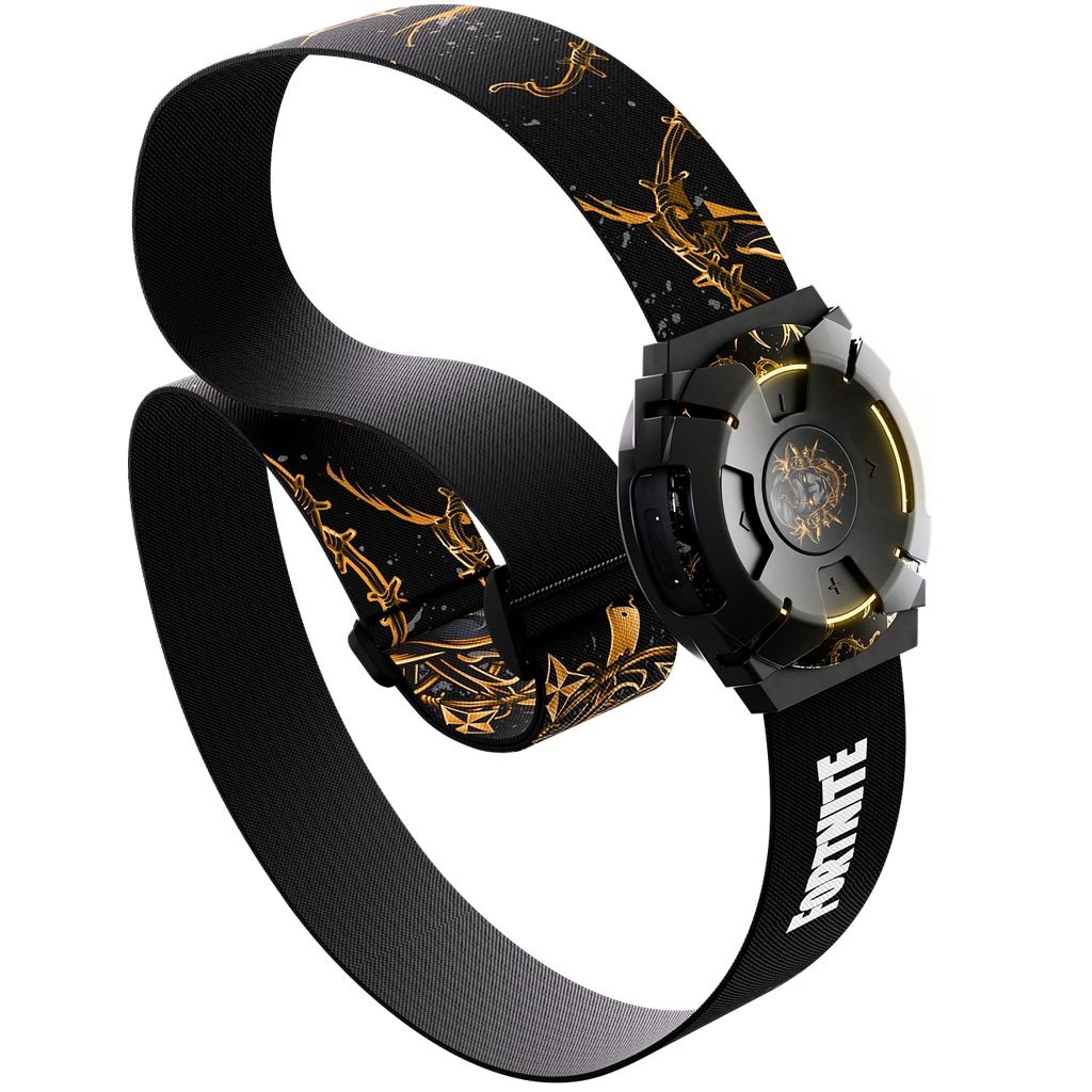 Woojer Fortnite Strap 3 Ring, Armor & Belt Style-set - Midas Edition.