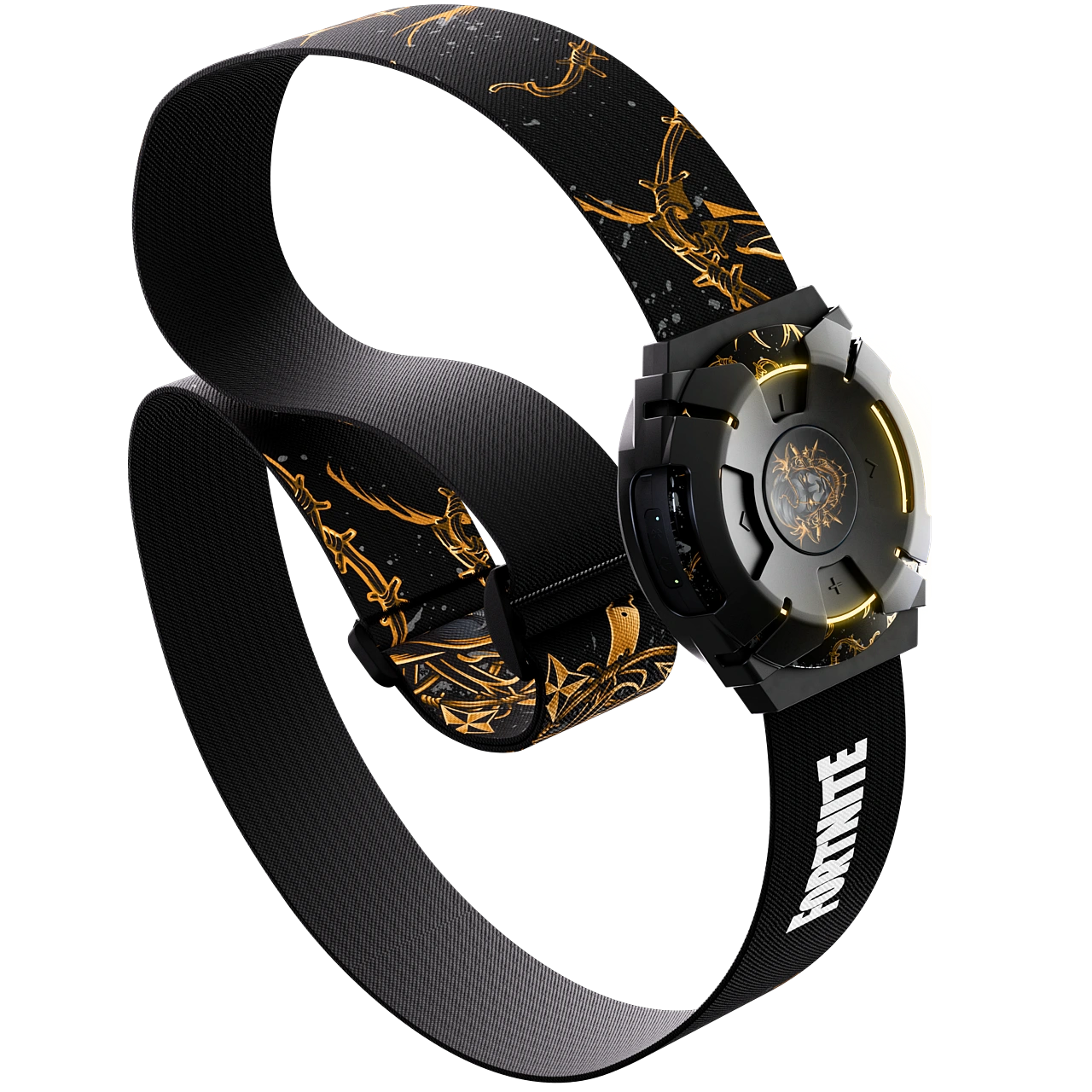 Woojer Fortnite Strap 3 Ring, Armor & Belt Style-set - Midas Edition.