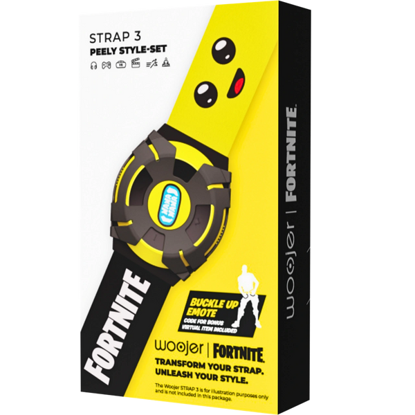 Woojer Fortnite STRAP 3 Ring-, Rüstungs- & Gürtel-Stilset - Peely Edition.