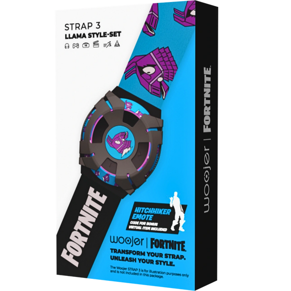 Woojer Fortnite STRAP 3 Ring-, Rüstungs- & Gürtel-Stilset – Llama Edition.
