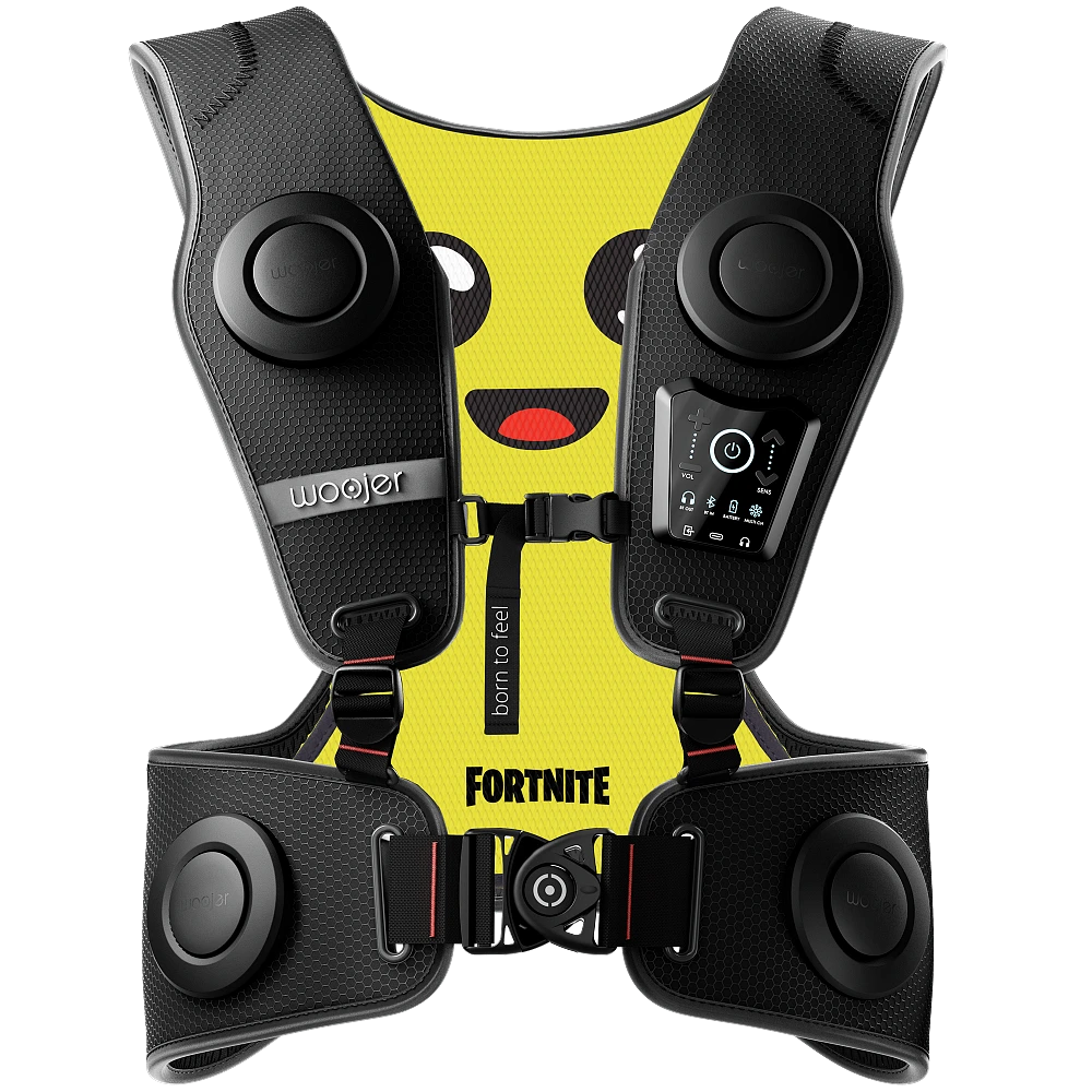 Woojer Fortnite Vest 3 Washable Lining. – Peely Edition.