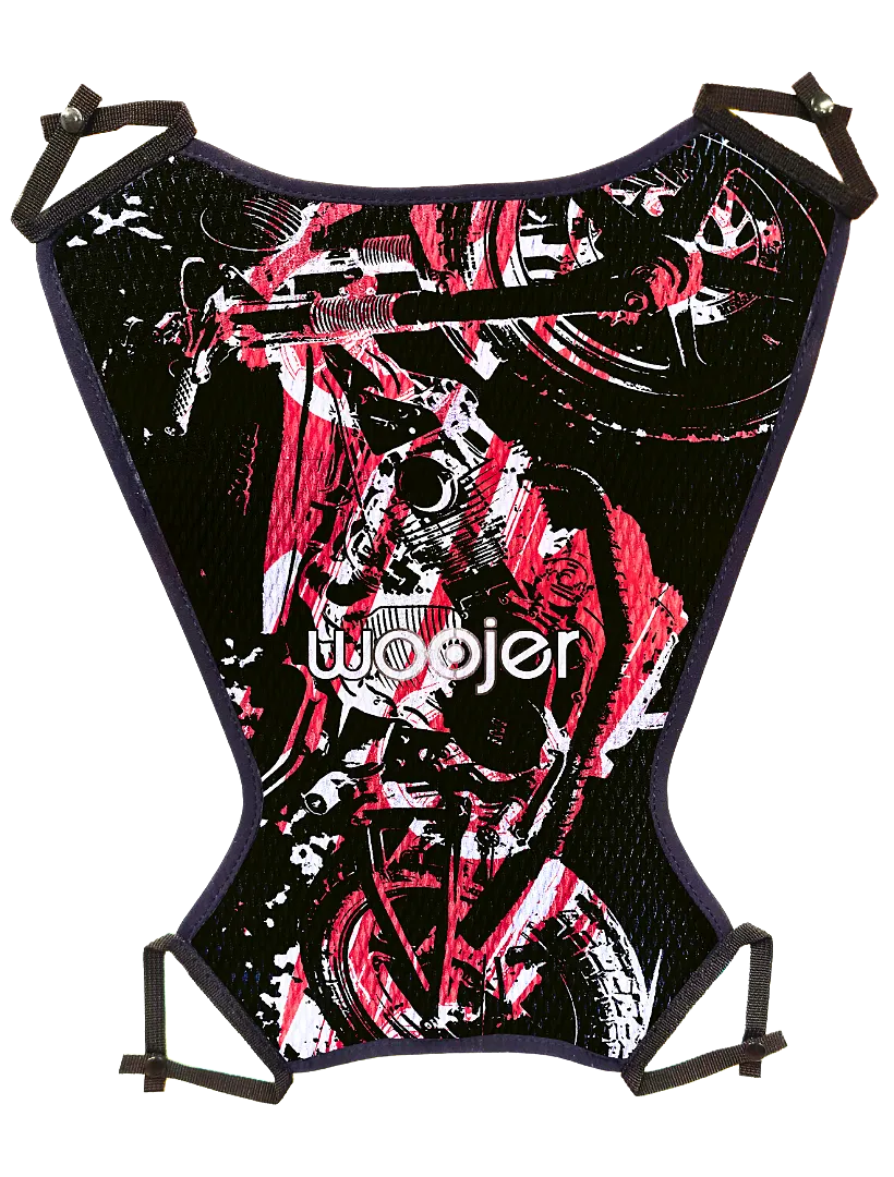 美品 Woojer Vest Edge 装着型 ウェアラブル ベスト スピーカー 次に来るモノ】身につけて没入オーディオ体験、“音を感じる”ベルト