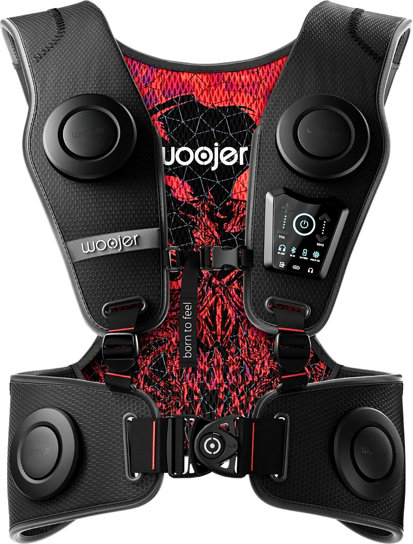 VEST - Limited Edition Washable Designer Lining - Apex Hunter – Woojer VEST - Limited Edition Washable Designer Lining - Apex Hunter – Woojer