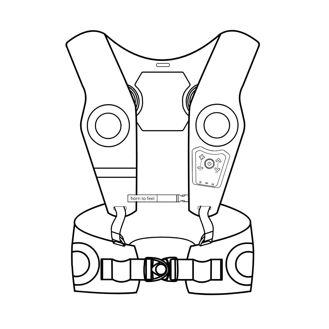 Woojer Vest line illustration