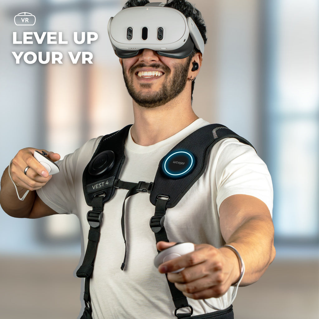 Woojer Vest 4 haptic gaming vest — front detail