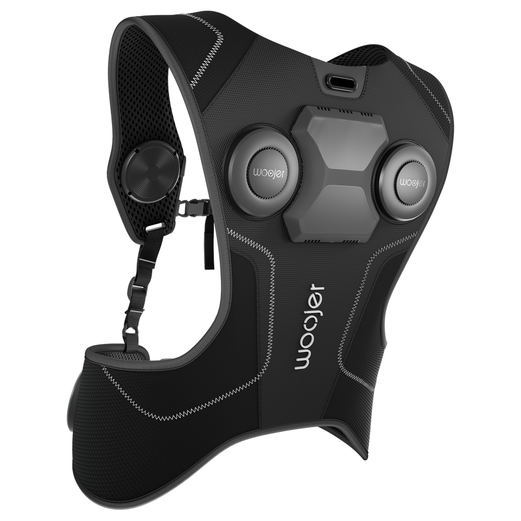 Woojer Vest 4 haptic gaming vest — side detail