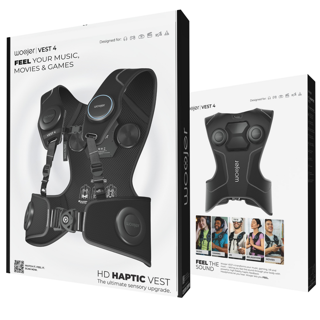 Woojer Vest 4 haptic gaming vest — close-up