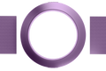 STRAP 3 - Ring & Belt Style-set - Lilac Purple